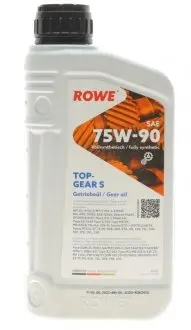 Масло трансмиссионное Hightec Topgear 75W-90 S (ПАО) (API GL-4/GL-5) 1L ROWE 25002-0010-99