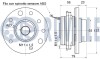 OPEL Подшипник передней ступицы (5отв.) с датчиком ABS Astra H 04-. RUVILLE 221148 (фото 2)