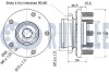 HYUNDAI К-т подшипника ступицы перед. i30 (FD) 1.6 07-16, i30 (GD) 1.4 11-16, KIA CEED 1.0 T-GDI 15 RUVILLE 221879 (фото 2)