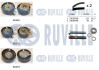 RUVILLE К-т  ГРМ (2шт ремня ГРМ + 3шт ролики + крепление) VW LT, T4 2.5 TDI 550385