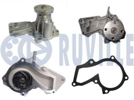 FORD Помпа воды Fiesta V, VI, Focus II, Fusion, Kuga II, Mondeo IV, B-Max, C-Max, Transit Connect 1.25/2.0 02- RUVILLE 561422A