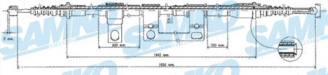 Трос зчеплення SAMKO C0395B