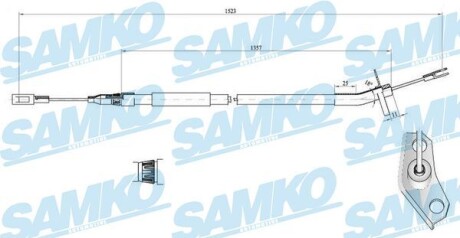 Трос зчеплення SAMKO C0446B