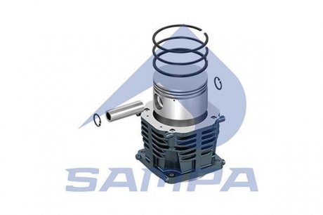 Поршень с гильзой компрессора (d=90мм) SAMPA 096.920