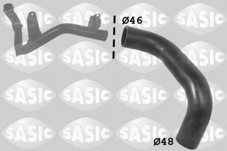 Трубка нагнетаемого воздуха SASIC 3336012 (фото 1)