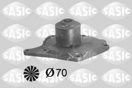 Помпа водяная, 1.5dci 01- (d=70mm) SASIC 4001228