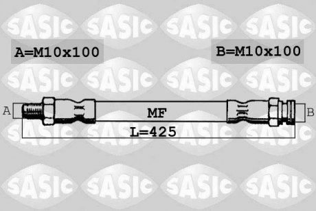Тормозной шланг SASIC 6606017