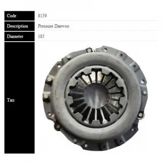 DAEWOO Нажимной диск сцепления Lanos 1.4 97- Sassone 8159 ST