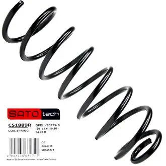 Пружина OPEL VECTRA B 10.95 - 04.02 R Sato Tech CS1889R