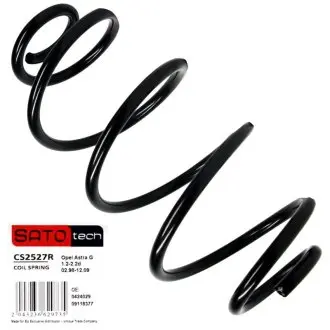 Пружина Opel Astra G 1.2-2.2d 02.98-12.09 Sato Tech CS2527R