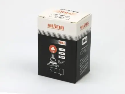 Лампа HB4 12V 55W P22D SHAFER SL1015