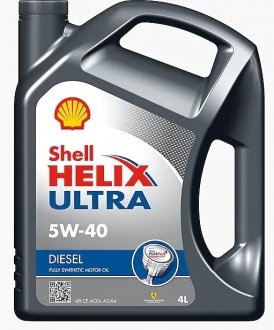 Моторное масло Helix Ultra Diesel 5W-40 (4L) SHELL 001701
