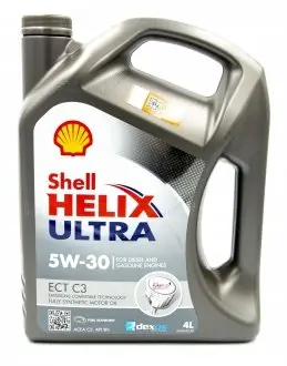 Масло моторное Helix Ultra ECT C3 5W-30 (4л) SHELL 505636