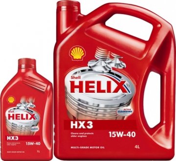 Масло моторное Helix HX3 15W-40 (1 л) SHELL 550039969