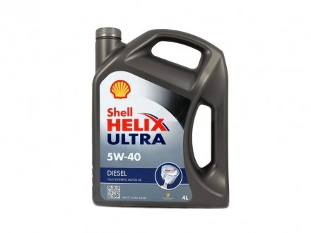 Олива двигуна 4L Helix Ultra Diesel 5W-40 (API CF ACEA A3/B3/B4 BMW LL-01MB 229.5/226.5 VW 505 00 RN0710 FIAT 955535-Z2) SHELL 550046645