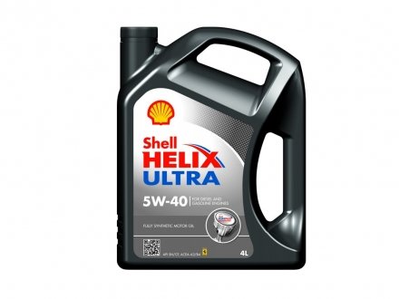 Моторное масло 5w-40 синтетика 4л helix ultra SHELL 550052679