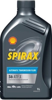 1л Масло трансм. Spirax S6 ATF X. FORD MERCON LV, GM DEXRON VI, JASO 1-A-LV, TOYOTA, NISSAN, KIA, VOLVO, SUZUKI, SUBARU, MB 236.1-236.10 SHELL 550058231