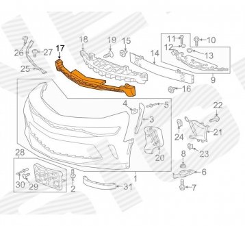 ОТБОЙНИК Signeda PCV04190EA