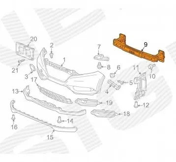 УСИЛИТЕЛЬ ПЕРЕДНЕГО БАМПЕРА Signeda PHD44240A