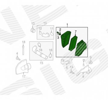 КОРОБКА ФИЛЬТРА Signeda PPH01001A