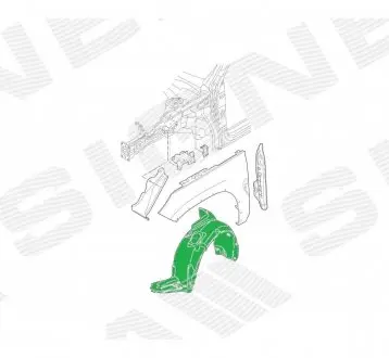 ПОДКРЫЛЬНИК Signeda PSD11022AR