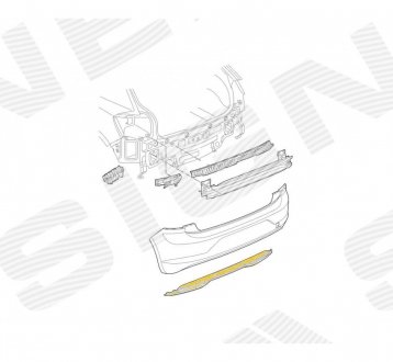 СПОЙЛЕР БАМПЕРА Signeda PVG05224VA