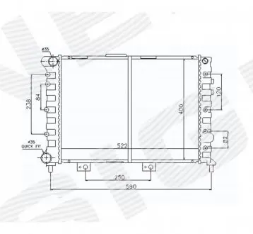 Радиатор Signeda RA60049