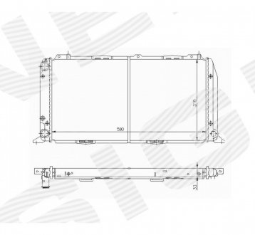 Радиатор Signeda RA60436