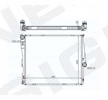 Радиатор Signeda RA60803A