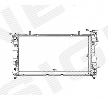 Радіатор Signeda RA61005Q