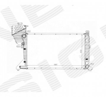 Радиатор Signeda RA62519A