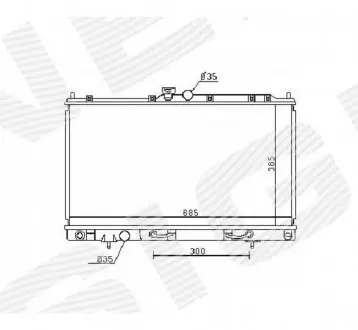 Радіатор Signeda RA62894Q
