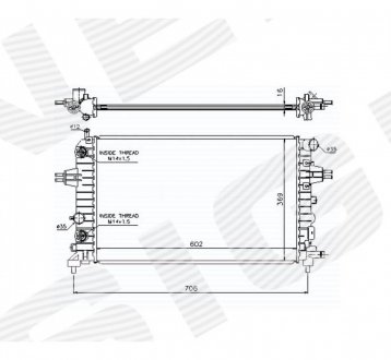 Радіатор Signeda RA63027A