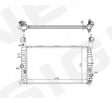 Радіатор Signeda RA63087Q