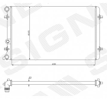 Радіатор Signeda RA65201A