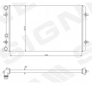 Радиатор Signeda RA65201A