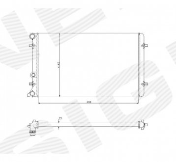 Радіатор Signeda RA65201Q (фото 1)