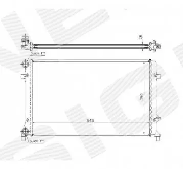 Радіатор Signeda RA65277Q