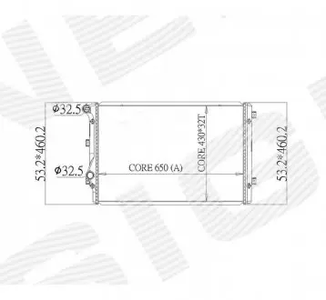Радиатор Signeda RA65279Q