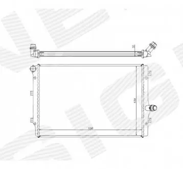 Радиатор Signeda RA65281Q