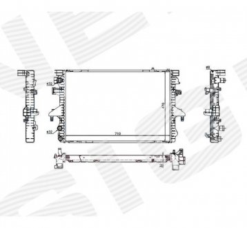 Радиатор Signeda RA65282Q