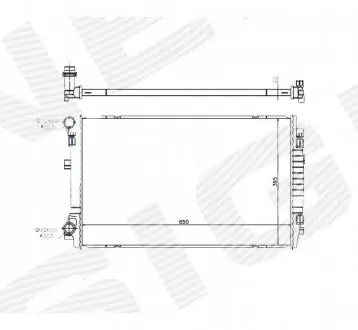 Радиатор Signeda RA65303Q