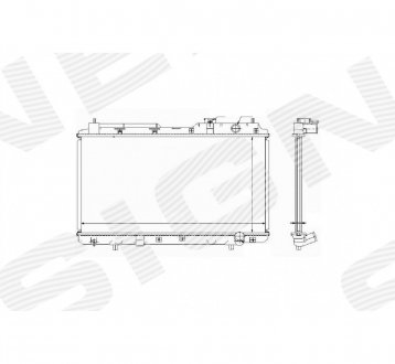 Радіатор Signeda RA68101A (фото 1)