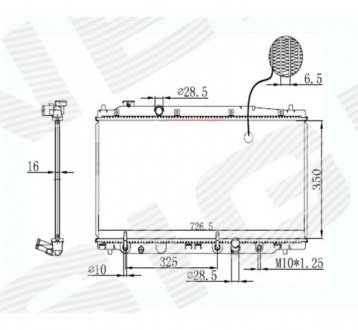 Радиатор Signeda RA68150AT