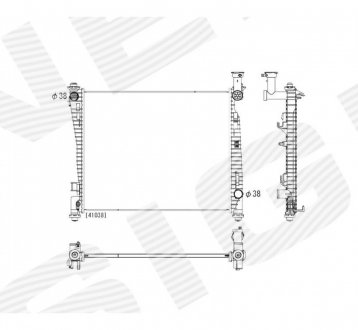 Радиатор Signeda RACR37022Q