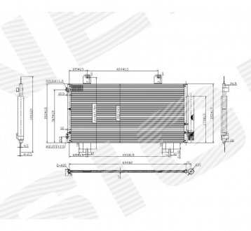 Радиатор кондиционера Signeda RC4441