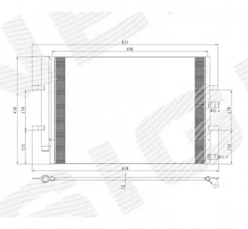 Радиатор кондиционера Signeda RC4459