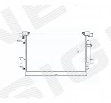 Радіатор кондиціонера Signeda RC940029