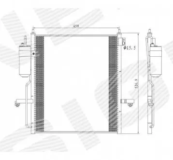 Радиатор кондиционера Signeda RC940068