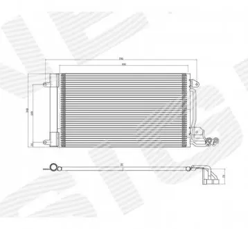 Радиатор кондиционера Signeda RC940093